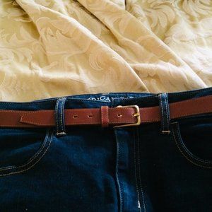 Seville, full grain cowhide, Brown belt, size 34 Canadian made